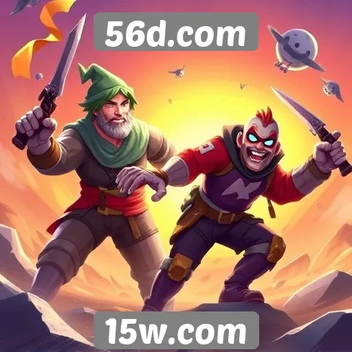Comparativo de jogos populares no site 56d.com